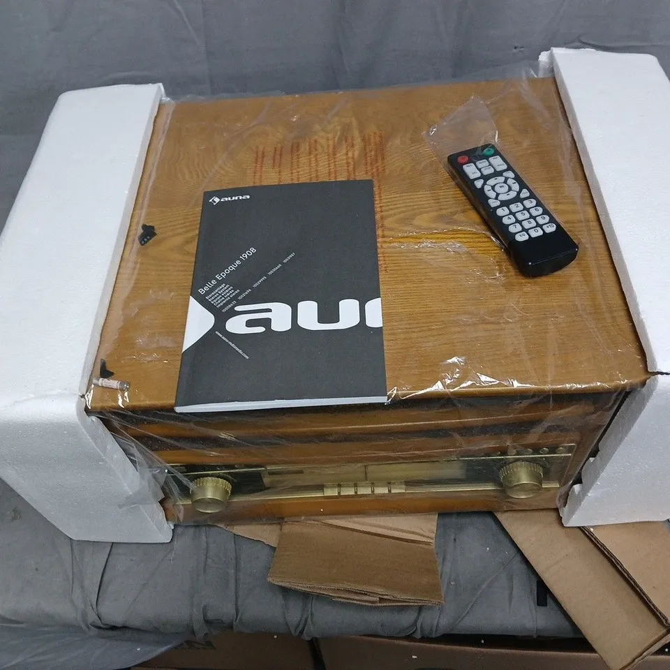 AUNA BELLE EPOQUE 1908 VINTAGE CABINET RADIO WITH REMOTE