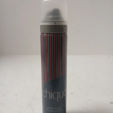 LARGE BOX OF APPROXIMATELY 15 CHIQUE BODY SPRAYS
