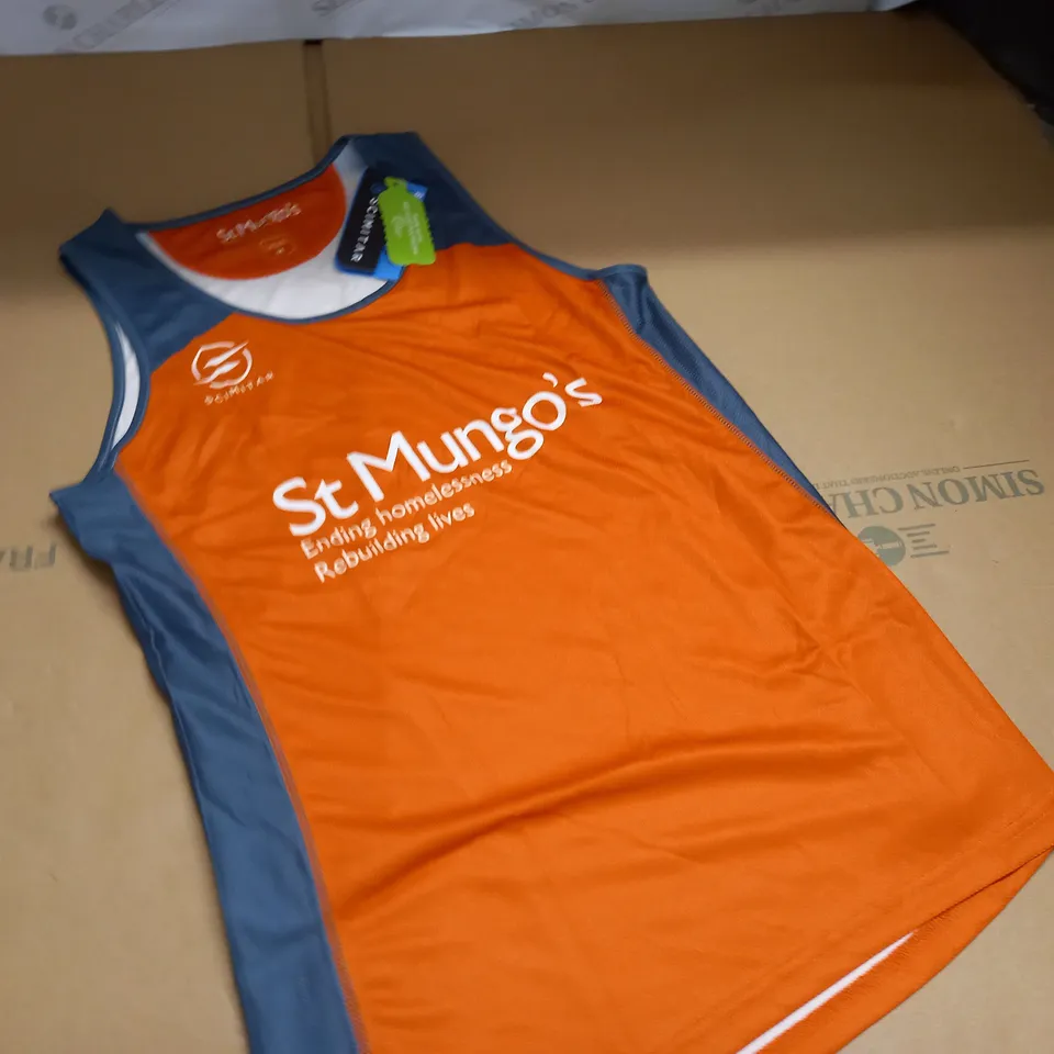 SCIMITAR LADIES SPORTS VEST IN ORANGE - M
