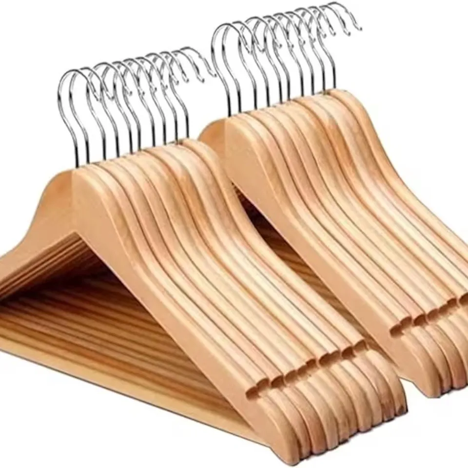 BOXED STRAME 20 WOODEN HANGERS