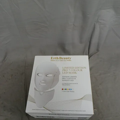 ERTHBEAUTY LIMITED EDITION PRO 7 COLOUR LED MASK – FACIAL LED LIGHT THERAPY DEVICE