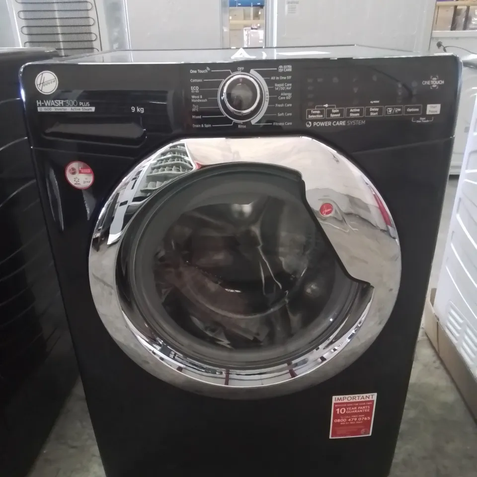 HOOVER HWASH 300 9KG FREESTANDING WASHING MACHINE IN BLACK