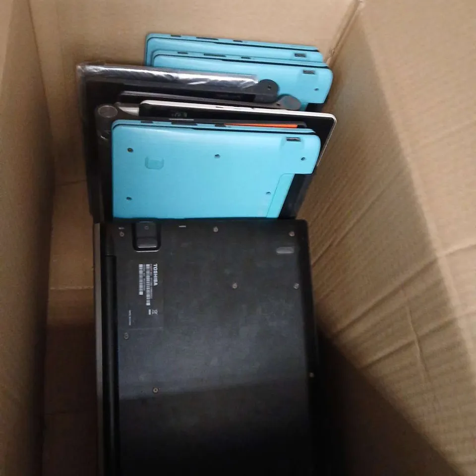 APPROXIMATELY 13 ITEMS OF TOSHIBA AND ACER LAPTOPS NOT TESTED OR HAVE NO POWER SUPPLY .