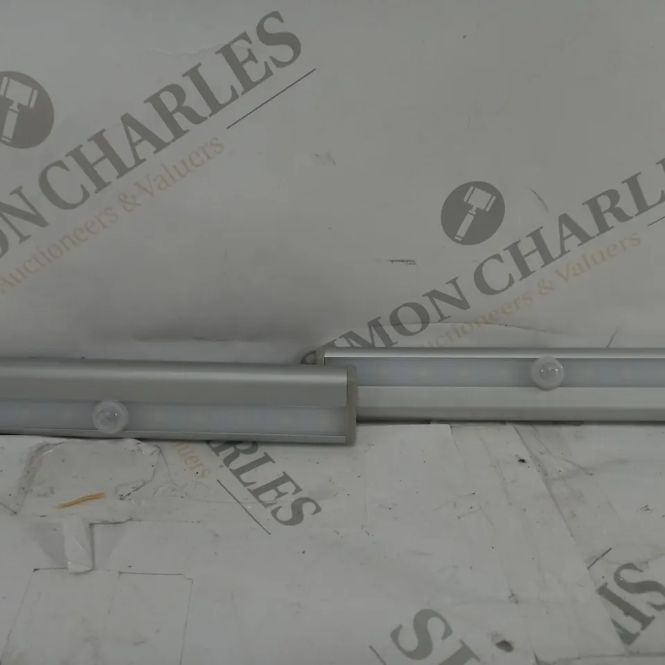 SFIXX BRUSHED ALUMINIUM PIR MOTION SENSOR LIGHTS DUO