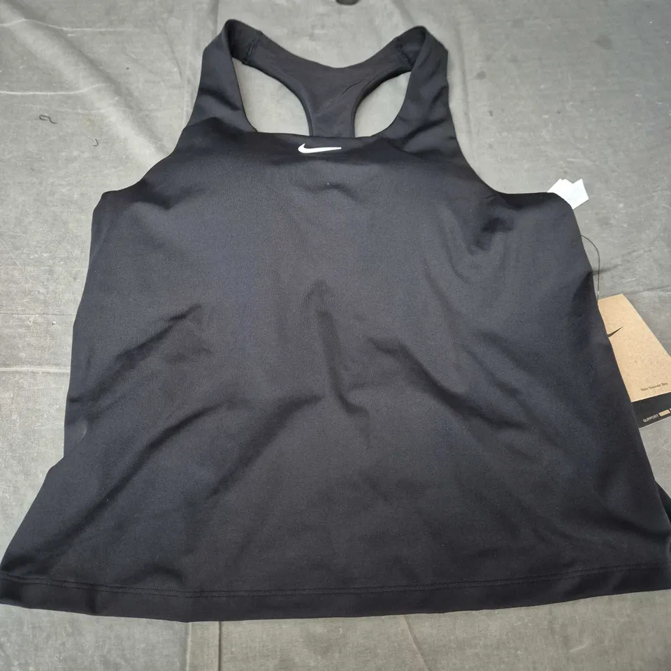 NIKE BLACK RACERBACK TANK TOP – WOMEN'S, MEDIUM