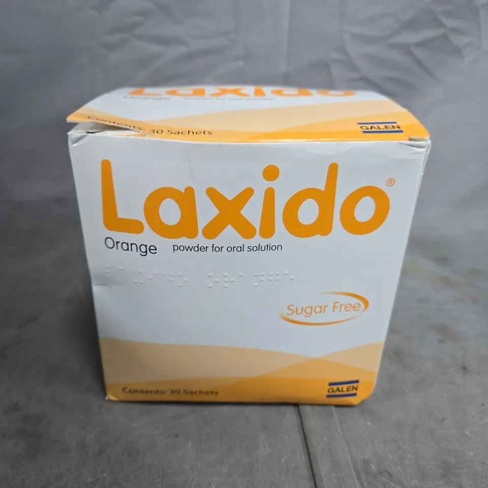 LAXIDO ORANGE POWDER FOR ORAL SOLUTION (SUGAR FREE) – 30 SACHETS