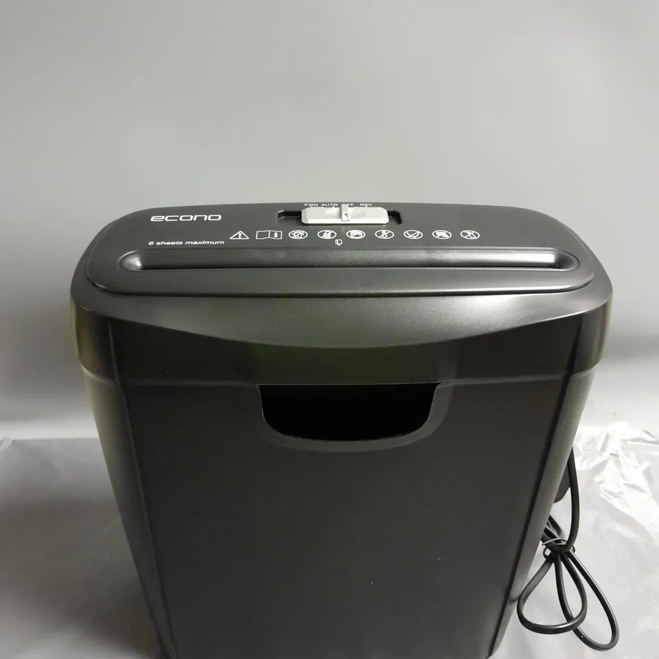 ECONO PAPER SHREDDER BLACK PS10L