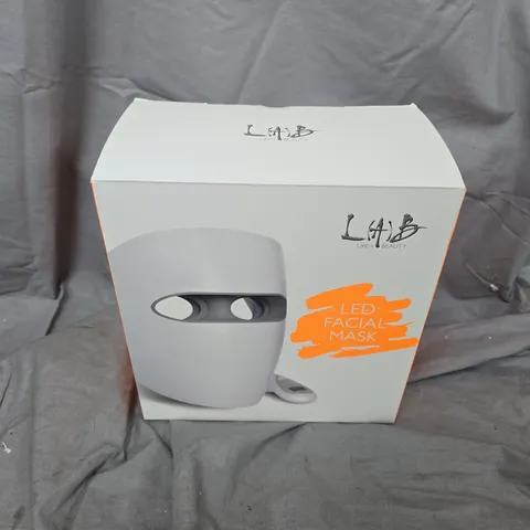 LED FACIAL MASK β WHITE SKINCARE DEVICE (BOXED)