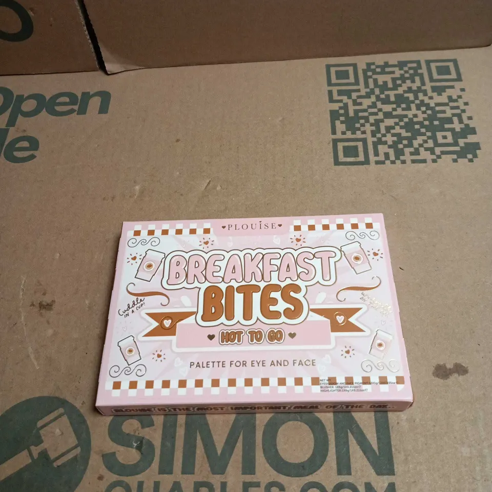 PLOUISE BREAKFAST BITES HOT TO GO PALETTE FOR EYE AND FACE BOXED
