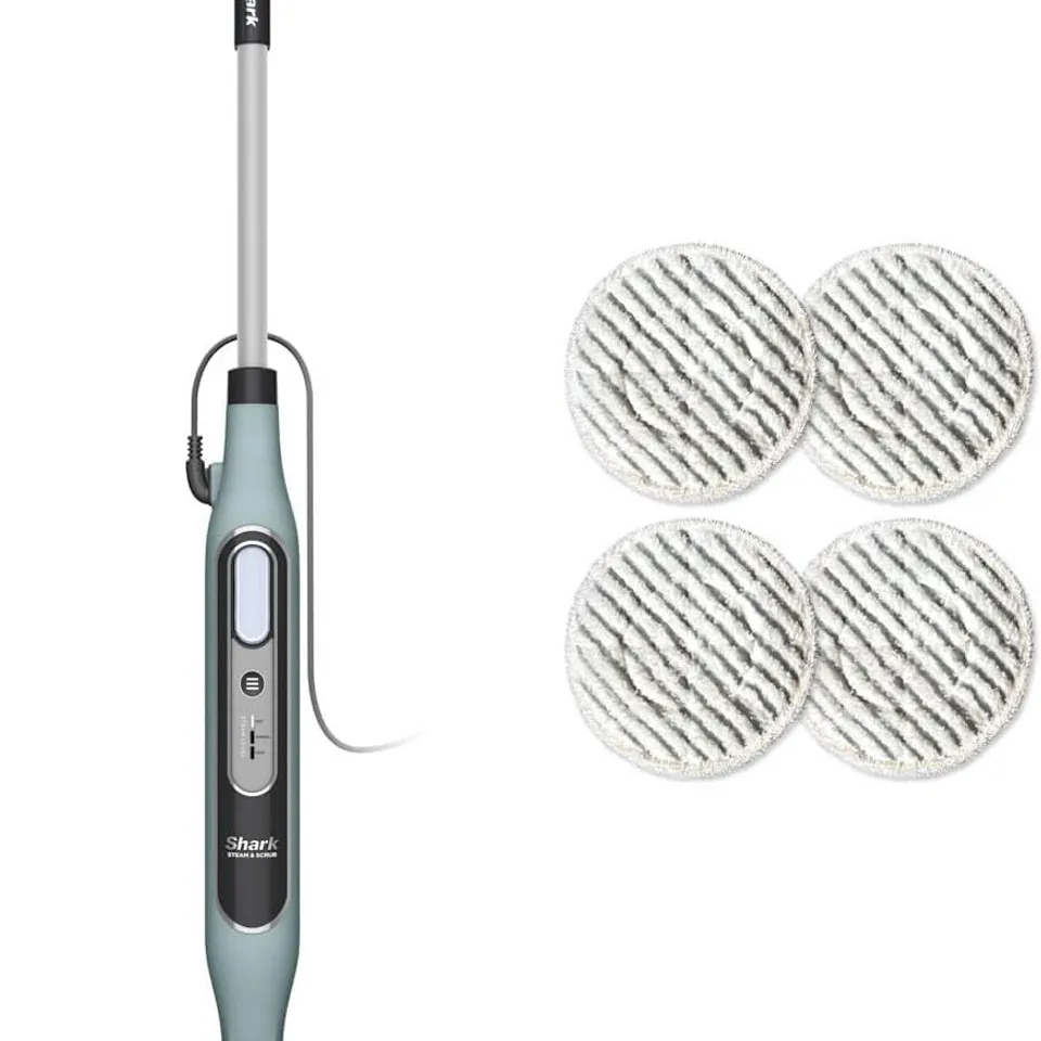 SHARK STEAM & SCRUB AUTOMATIC STEAM MOP S6002UK - REUSABLE, MACHINE WASHABLE CLEANING PADS- COLLECTION ONLY