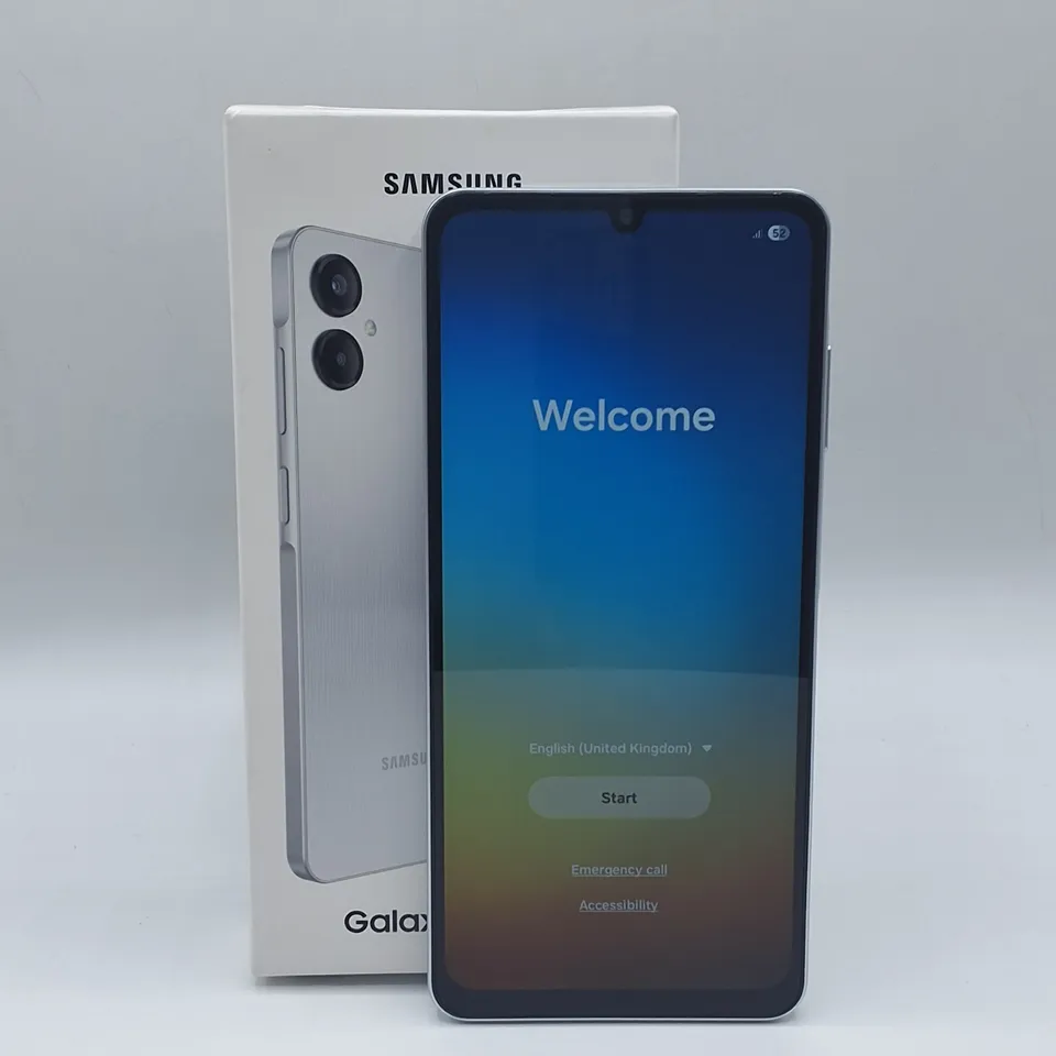 BOXED SAMSUNG A06 5G 4GB/128GB IN LIGHT GREY - SM-A066B