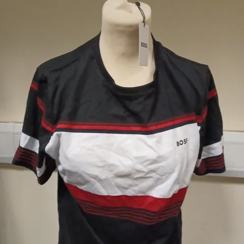 HUGO BOSS BLACK & RED T SHIRT - 14-S