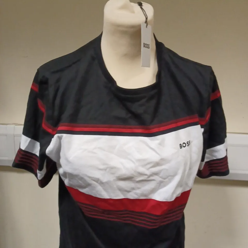 HUGO BOSS BLACK & RED T SHIRT - 14-S