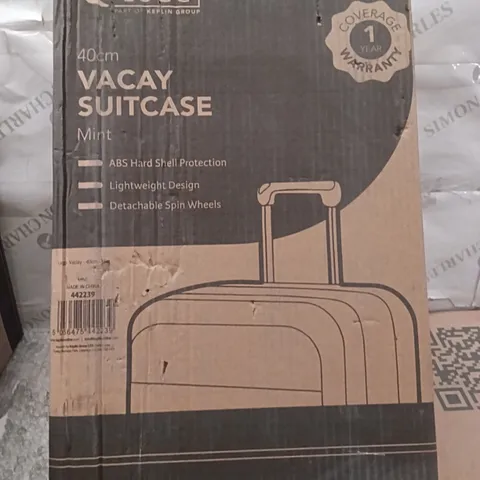 BOXED VACAY SUITCASE MINT
