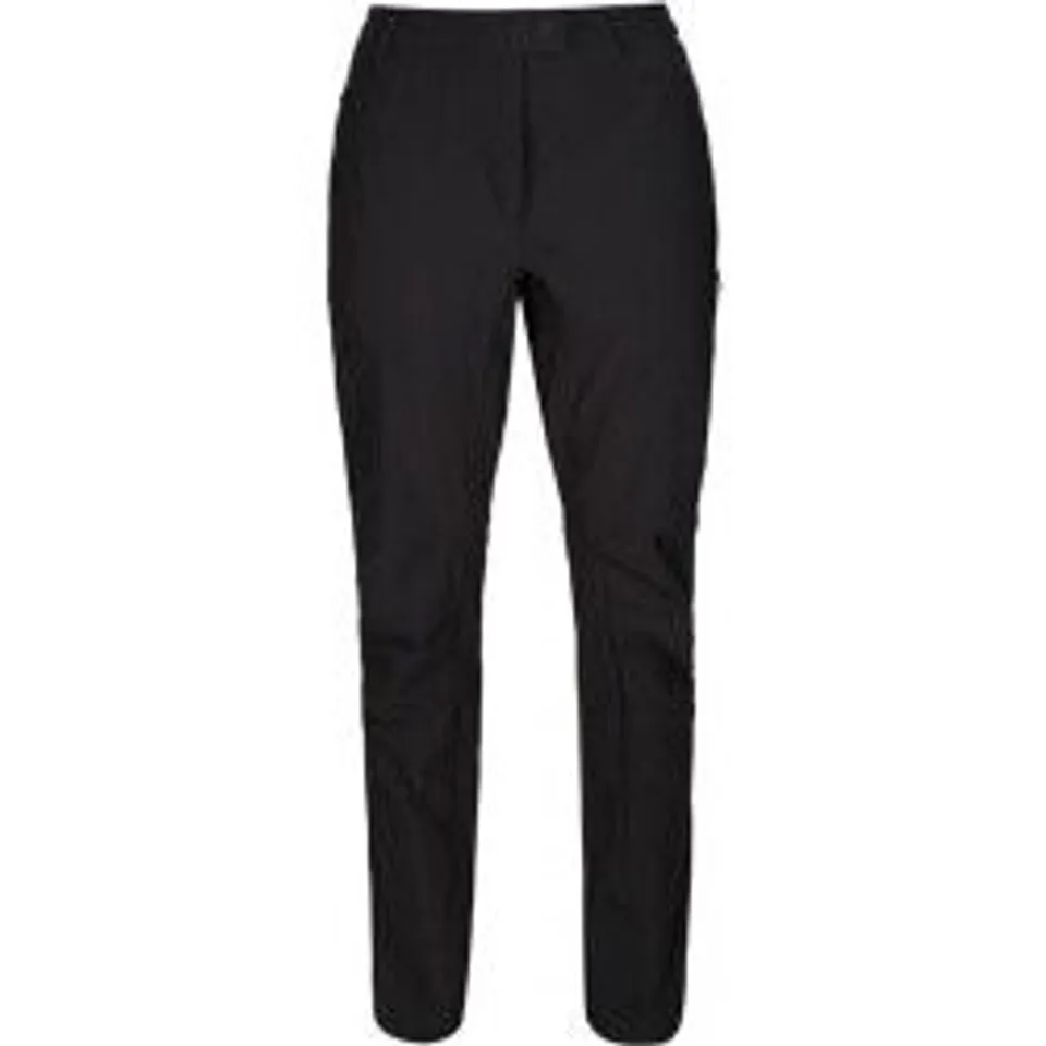BRAND NEW REGATTA WOMEN'S HIGHTON STRETCH WALKING TROUSERS IN BLACK - UK 8
