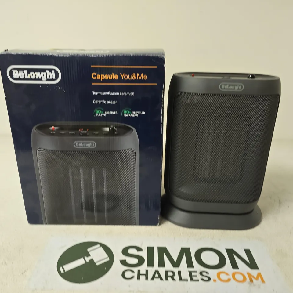 DE'LONGHI CAPULE YOU&ME CERAMIC HEATER – BOXED