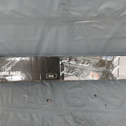 BOXED 6 TIER SHOE RACK - COLLECTION ONLY