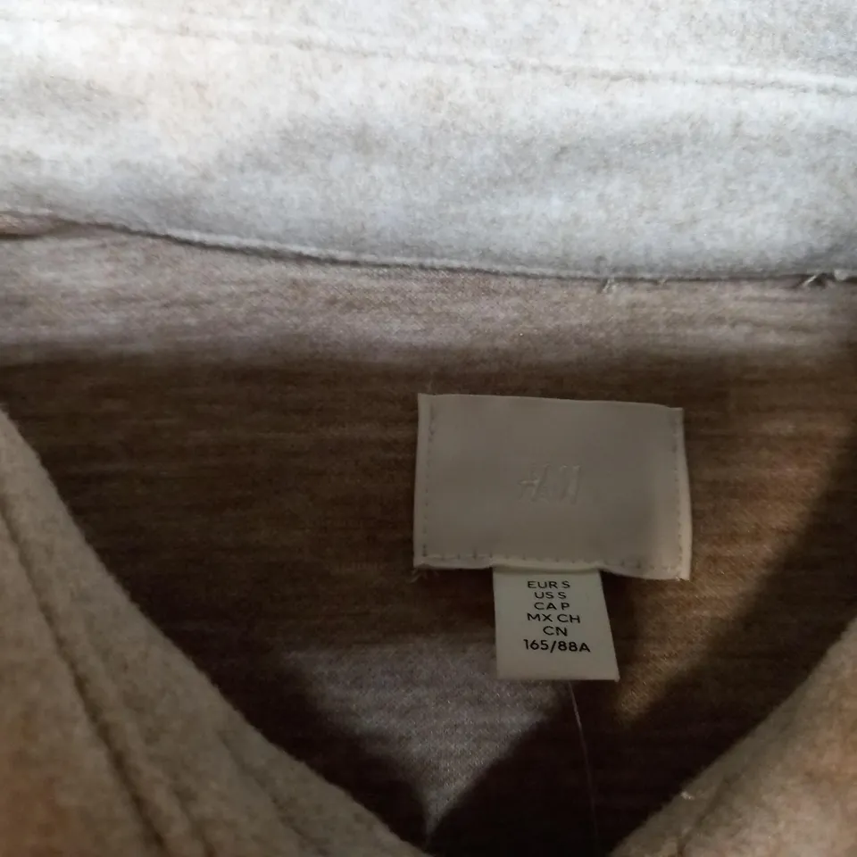 H&M CREAM BLAZER JACKET - SIZE S