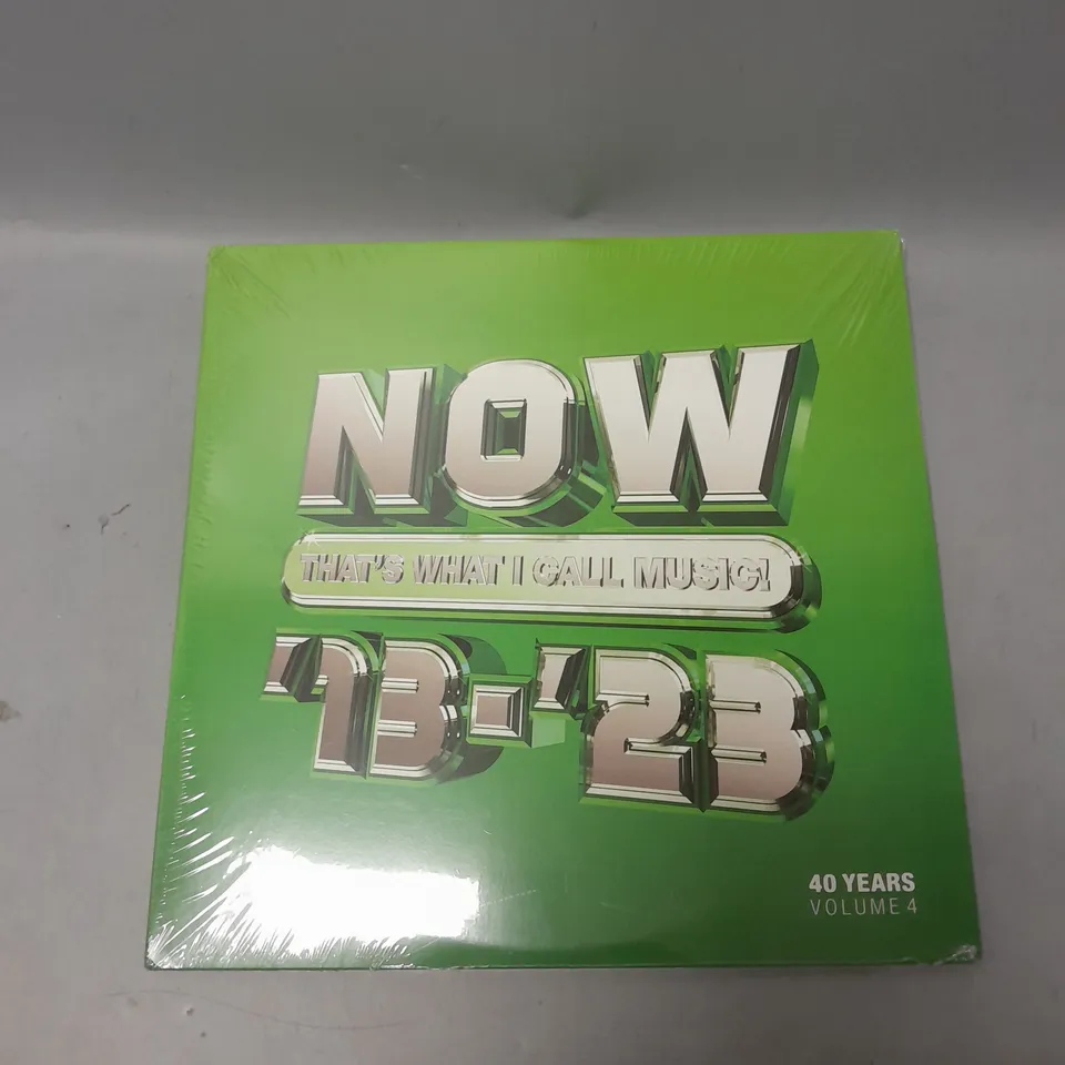 SEALED NOW THATS WHAT I CALL MUSIC 73-23 40 YEARS VOLUME 4 VINYL