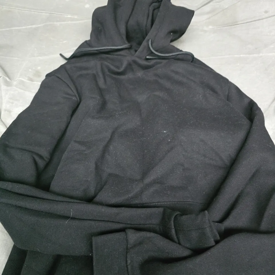 ARNE HOODIE, BLACK, UK SIZE M 