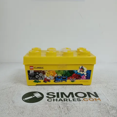 LEGO CLASSIC BRICK BOX – YELLOW TUB WITH ASSORTED BRICKS