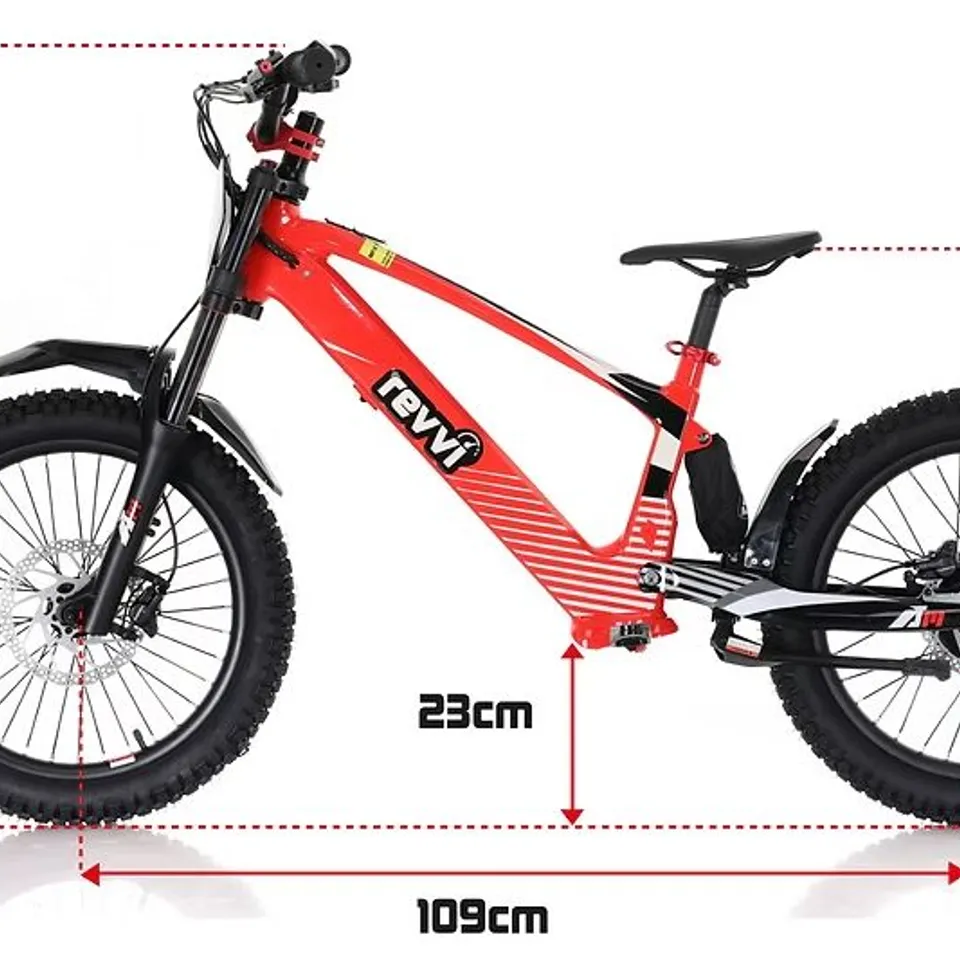 BOXED REVVI BIKE TWENTY RED APLC-14010-174