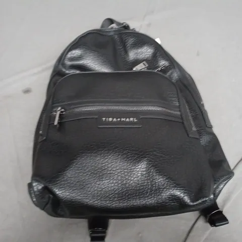 TIBA+MARL BLACK MEDIUM BACKPACK