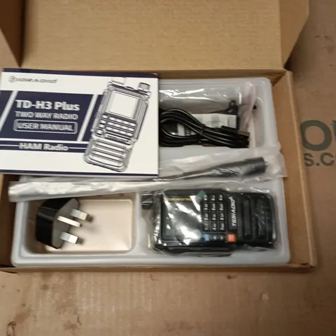 TD-H3 PLUS TWO WAY RADIO – HAM RADIO, BOXED WITH MANUAL