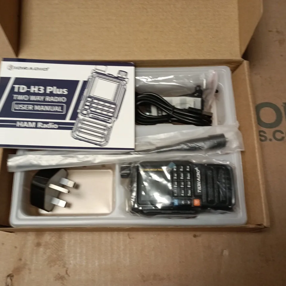 TD-H3 PLUS TWO WAY RADIO – HAM RADIO, BOXED WITH MANUAL