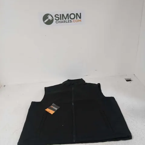 REGATTA PROFESSIONAL BLACK GILLET , UK 3XL (EU 62) – WORKWEAR OUTERWEAR