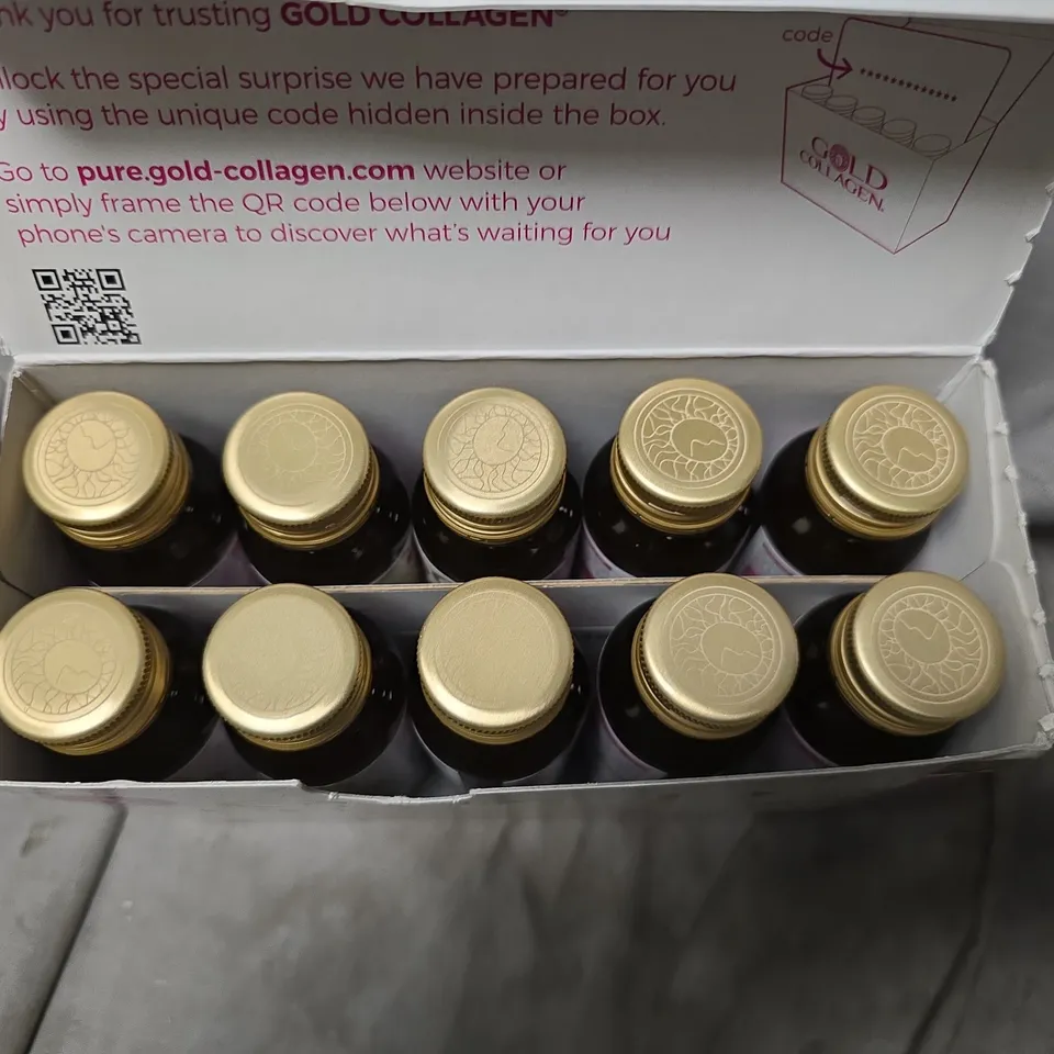 BOXED GOLD COLLAGEN PURE SUPPLEMENT (10X50ML)