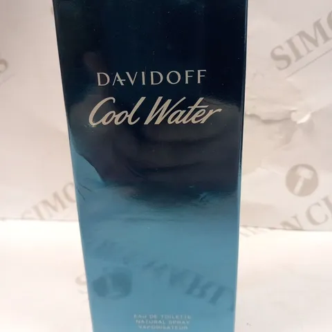 BOXED AND SEALED DAVIDOFF "COOL WATER" EAU DE TOILETTE SPRAY 125ML