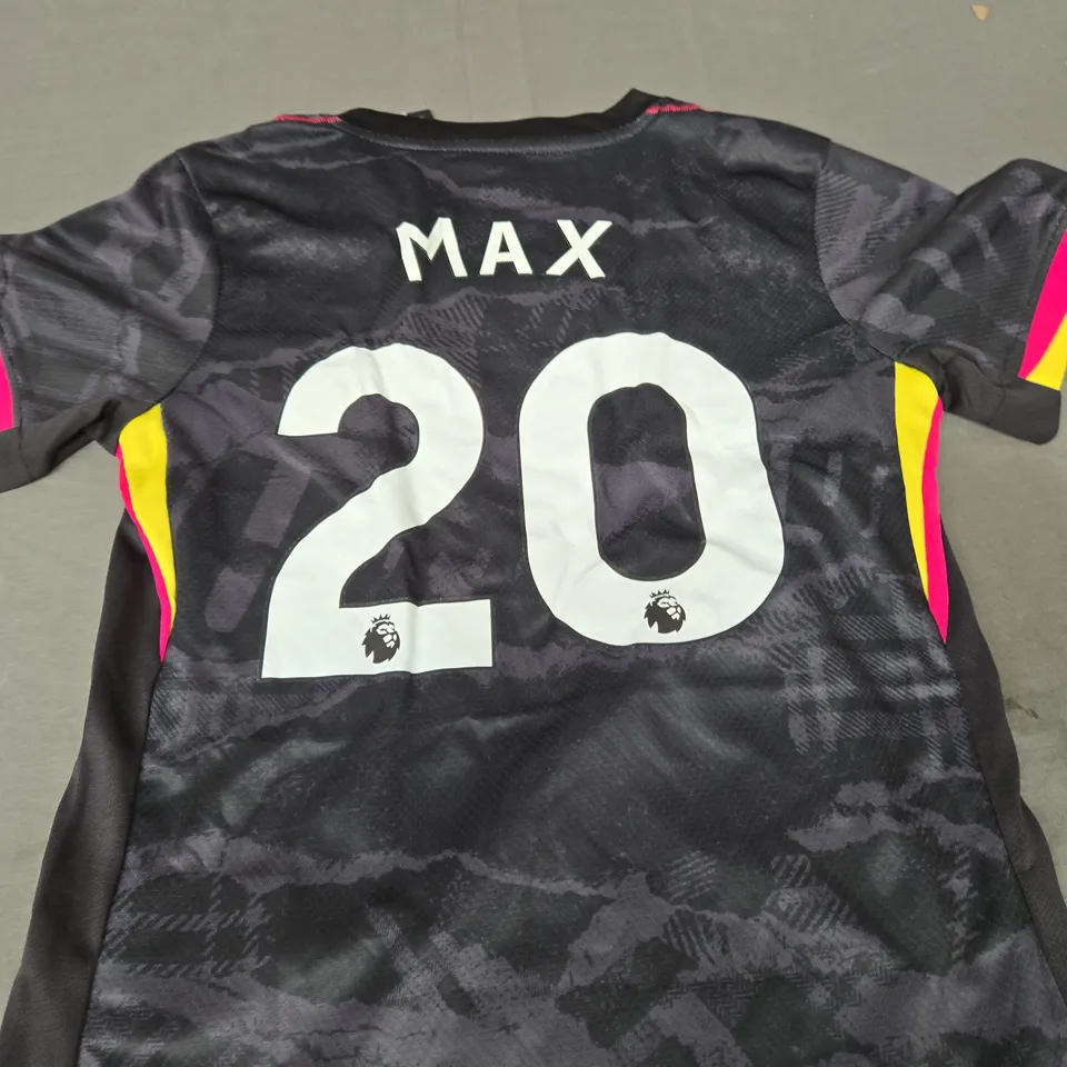 CHELSEA FC AWAY SHIRT AND SHORTS - PERSONALISED - MAX 20 SIZE 20 - KIDS