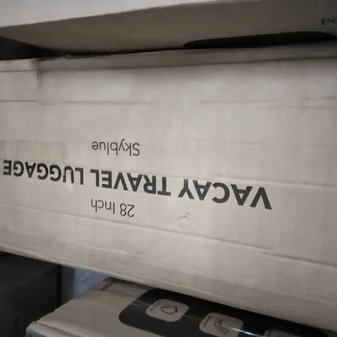 BOXED 28 INCH VACAY TRAVEL LUGGAGE SKY BLUE 