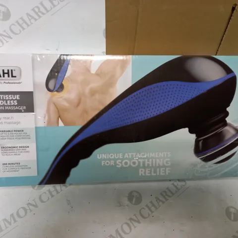 WAHL MASSAGER CORDLESS DEEP TISSUE MASSAGER