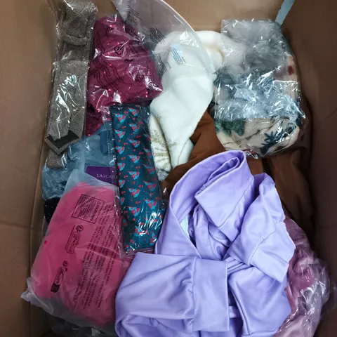 APPROXIMATELY 20 ASSORTED CLOTHING AND FASHION PRODUCTS IN VARIOUS STYLES AND SIZES - COLLECTION ONLY