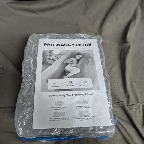 PREGNANCY PILLOW – FULL BODY SUPPORT, PLASTIC-WRAPPED