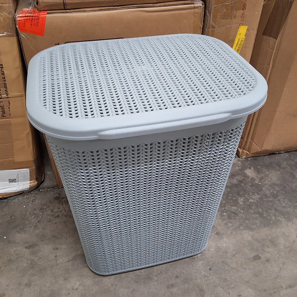 BOXED LOOP 50L LAUNDRY BASKET - GREY