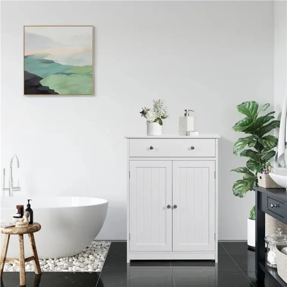 BOXED CULLACABARDEE FREESTANDING BATHROOM CABINET 