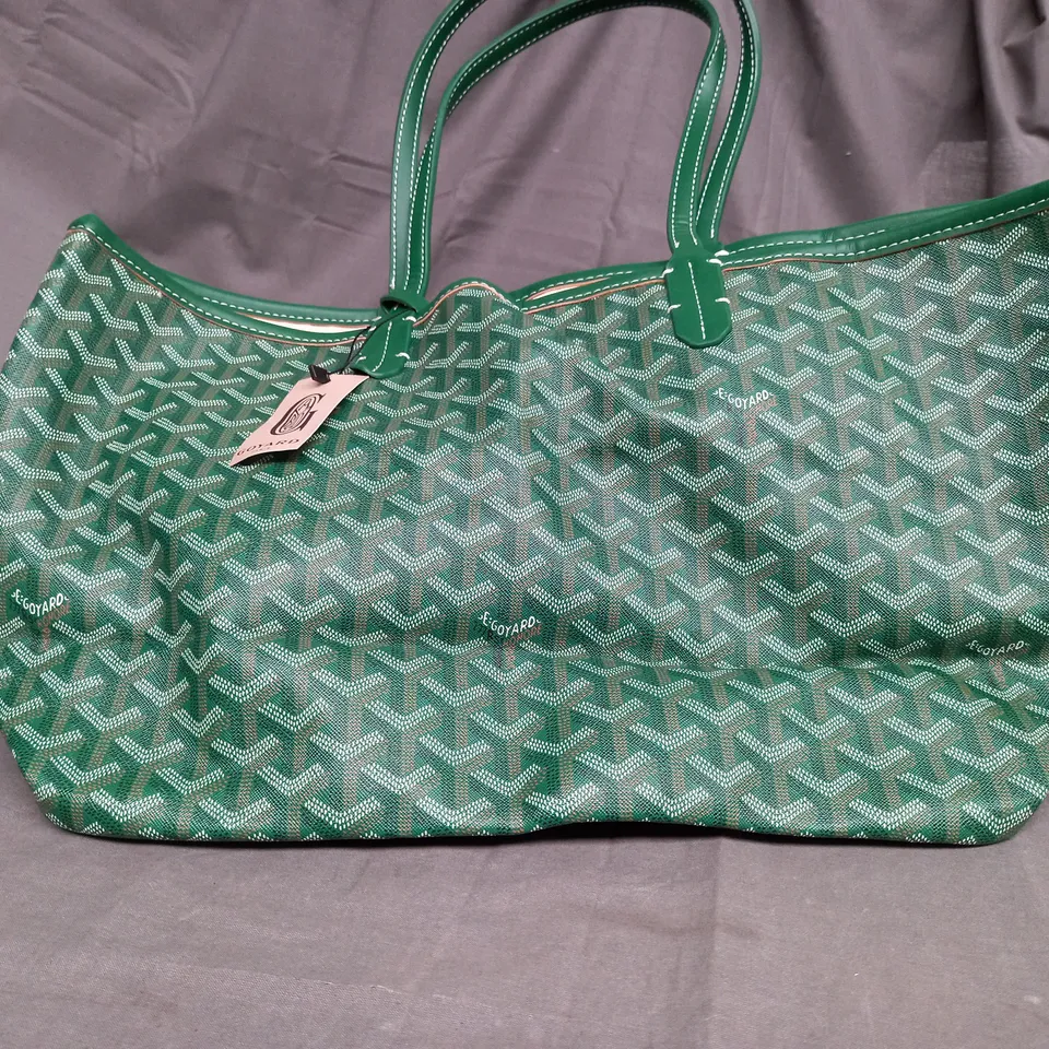 GOYARD GREEN HAND BAG 