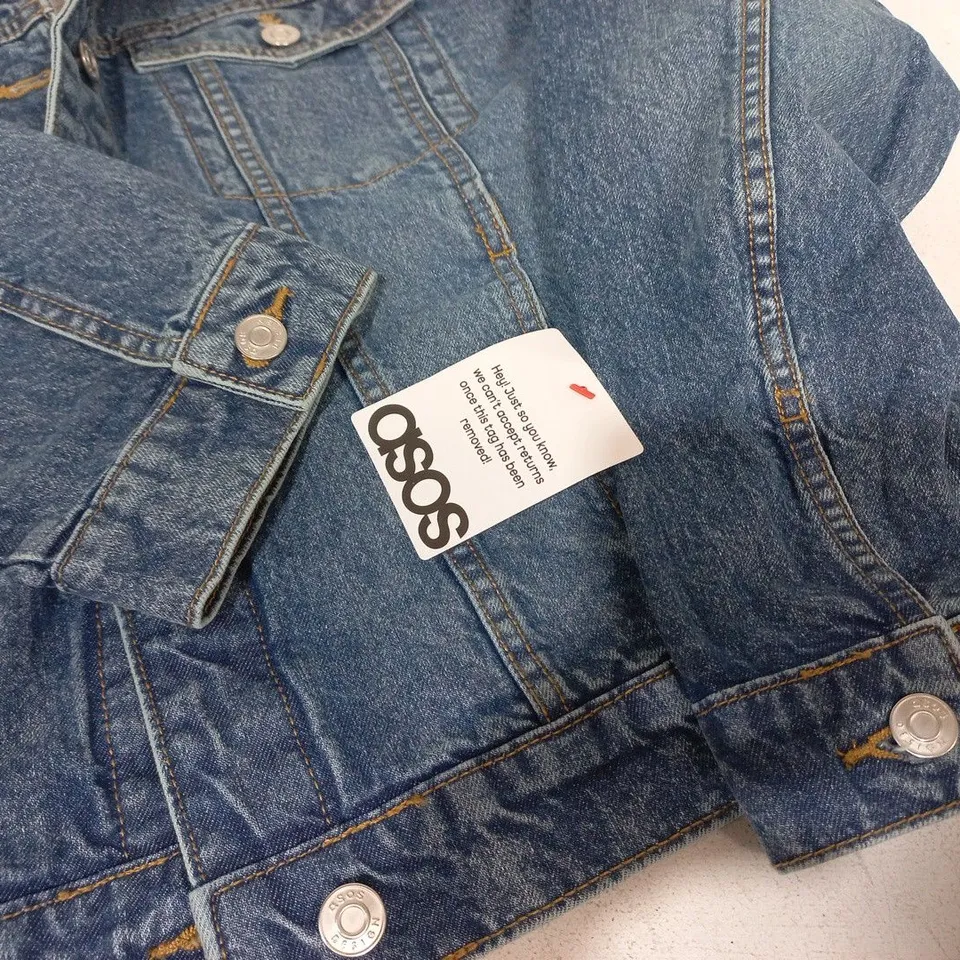 ASOS DESIGNS 90'S STYLE OVERSIZED DENIM JACKET - S