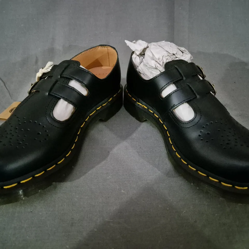 BOXED PAIR OF DR MARTENS 8065 MARY JANE SHOES IN BLACK UK SIZE 4