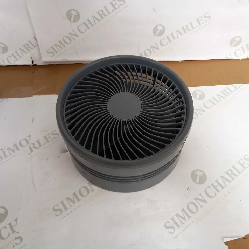 BELL & HOWELL RECHARGEABLE EXTENDABLE DESK & FLOOR FAN, GREY