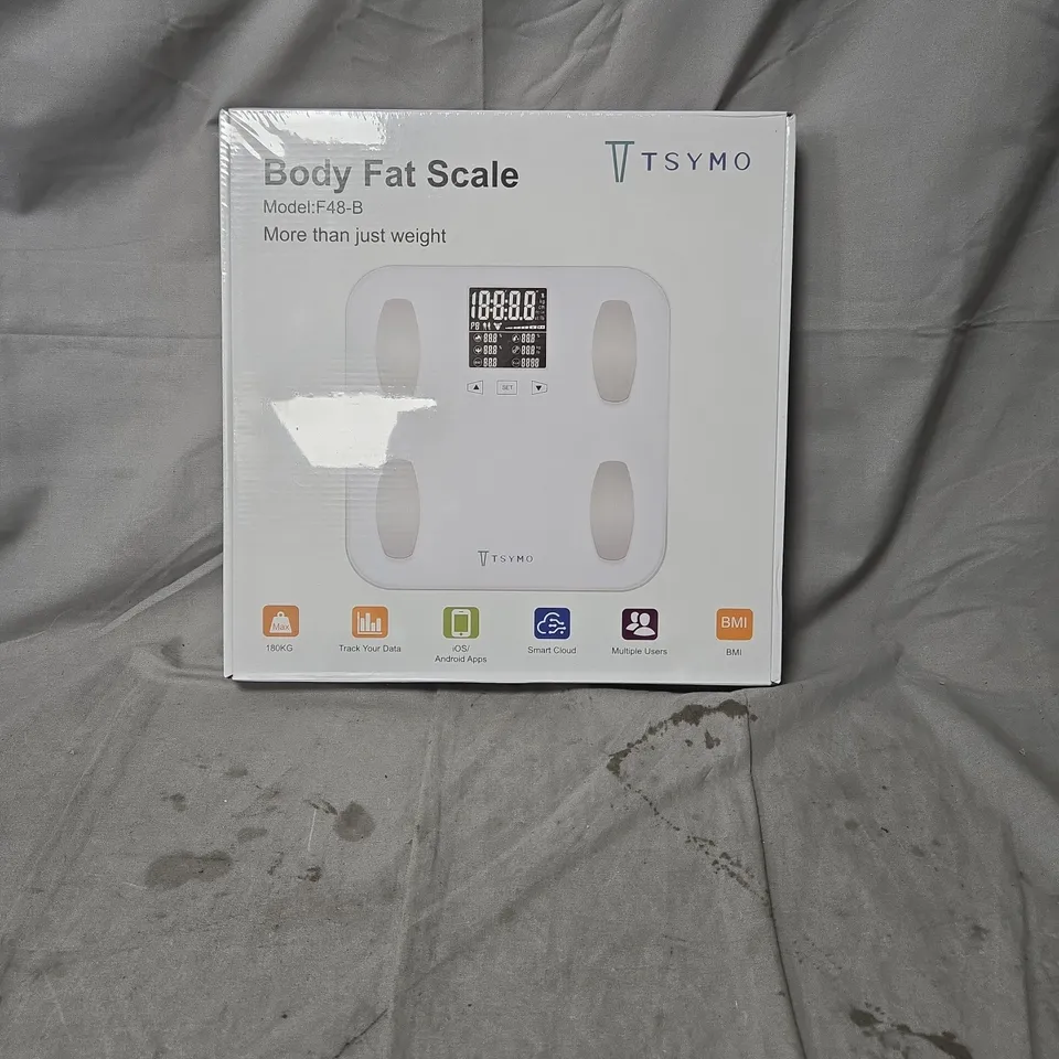 TSYMO BODY FAT SCALE – MODEL F48-B (BOXED)