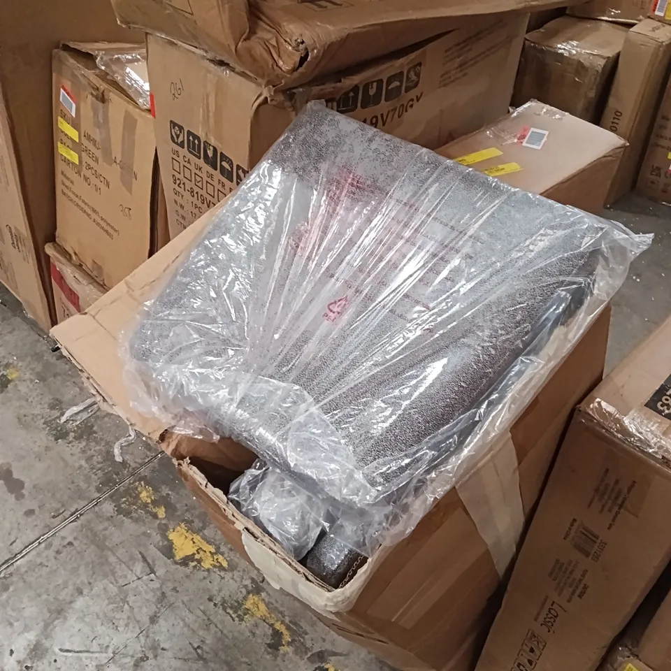 BOXED DINING CHAIRS (SET OF 4) - LIGHT GREY (1 BOX)