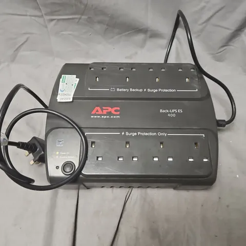 APC BACK-UPS ES 400 UNINTERRUPTIBLE POWER SUPPLY