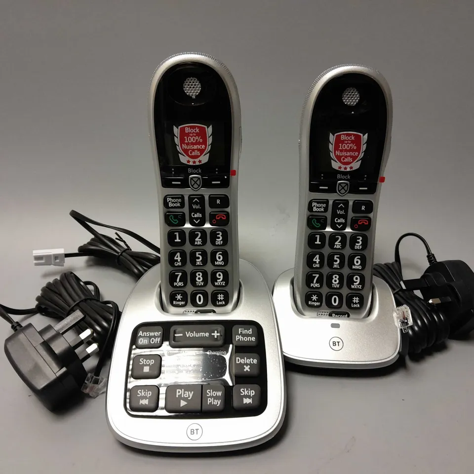 BOXED BT4600 BIG BUTTON TWIN HANDSETS