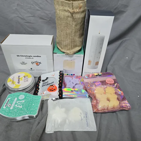 APPROXIMATELY 10 ASSORTED CANDLES AND WAX MELTS 