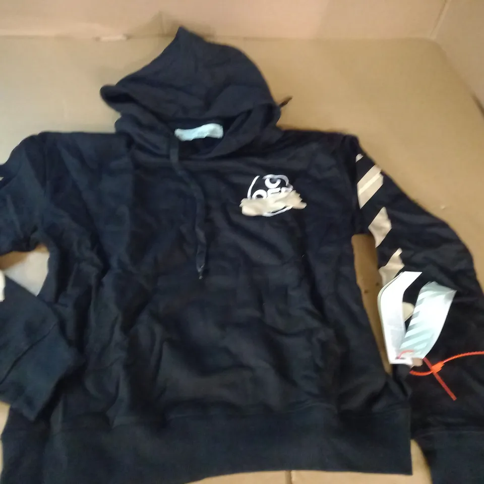 OFF WHITE BLACK HOODIE - S