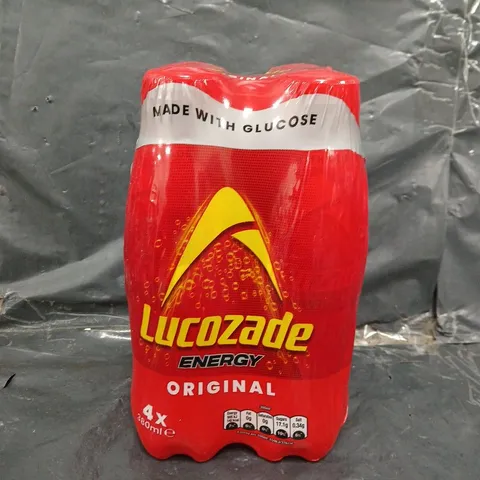 SEALED PACK OF 4 ORIGINAL LUCOZADE